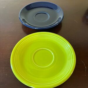 Fiesta Ware Tea Cup Saucers